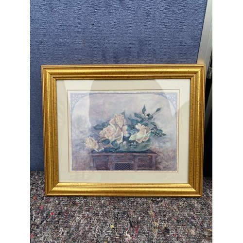 459 - A trio of framed prints, Including Madame et Madamoiselle by Monet. 

Dimensions - 11.5