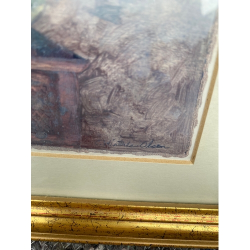 459 - A trio of framed prints, Including Madame et Madamoiselle by Monet. 

Dimensions - 11.5