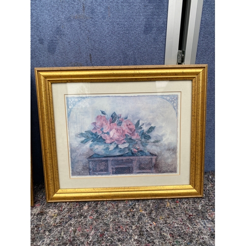 459 - A trio of framed prints, Including Madame et Madamoiselle by Monet. 

Dimensions - 11.5