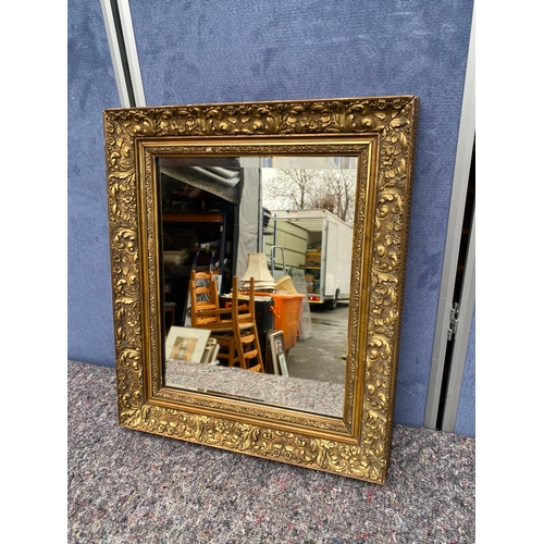 462 - Vintage gilt frame bevelled edged mirror 

Dimensions - 20.5