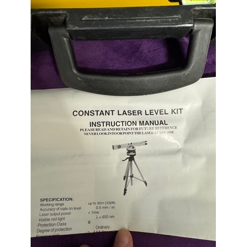 139 - Constant Laser Level Kit in Case