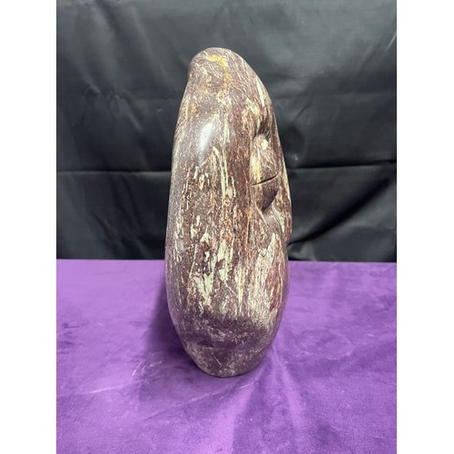 550 - African Masters of Stone Sculptures Serpentine Stone Signed Fanr