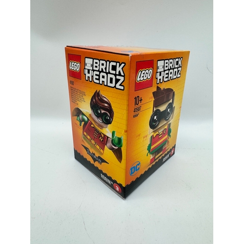 27 - Retired Lego 41587 / 41588 / 41585 Brick Headz Robin / Joker / Batman