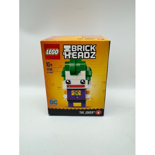 27 - Retired Lego 41587 / 41588 / 41585 Brick Headz Robin / Joker / Batman