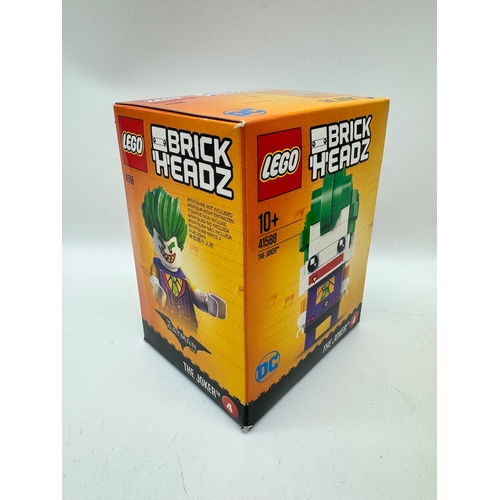 27 - Retired Lego 41587 / 41588 / 41585 Brick Headz Robin / Joker / Batman