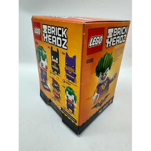 27 - Retired Lego 41587 / 41588 / 41585 Brick Headz Robin / Joker / Batman