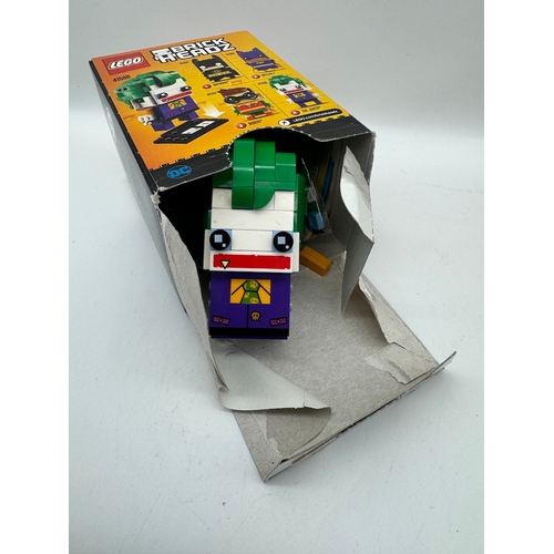 27 - Retired Lego 41587 / 41588 / 41585 Brick Headz Robin / Joker / Batman