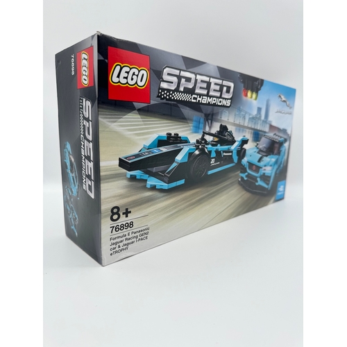 34 - Retired Lego 76898 Formula E Panasonic Jaguar Racing GEN2 Car & Jaguar I-PACE eTROPHY