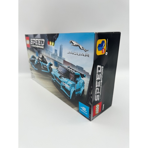 34 - Retired Lego 76898 Formula E Panasonic Jaguar Racing GEN2 Car & Jaguar I-PACE eTROPHY