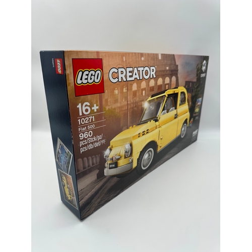 38 - Retired Lego 10271 Fiat 500 Yellow