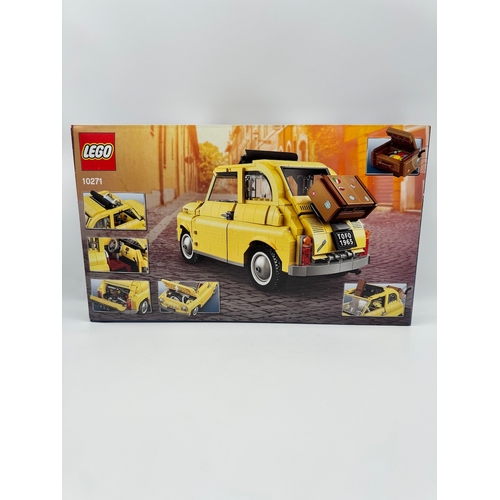 38 - Retired Lego 10271 Fiat 500 Yellow