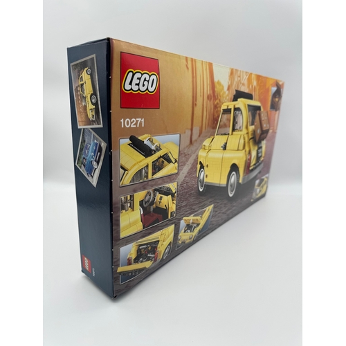 38 - Retired Lego 10271 Fiat 500 Yellow