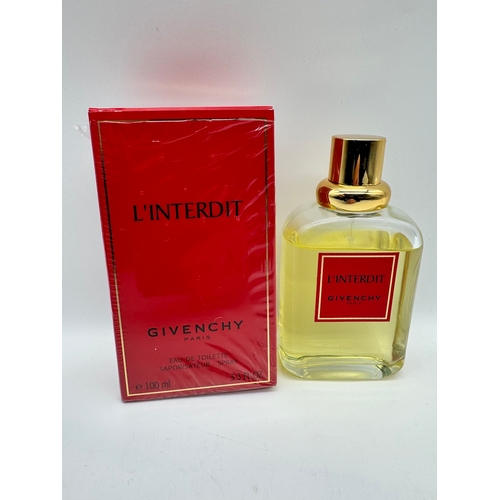 12 - L'Interdit by Givenchy Eau De Toilette Spray 100ml Bottle Old Style