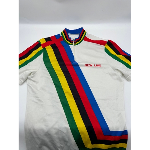 53 - Vintage 1970's New line Road Bike Jersey