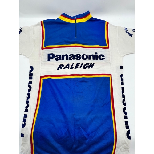 54 - Vintage 1980's Panasonic / Raleigh Road Bike Jersey