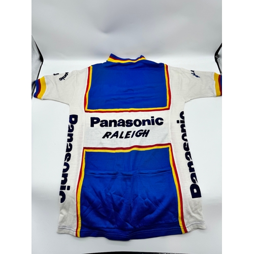 54 - Vintage 1980's Panasonic / Raleigh Road Bike Jersey