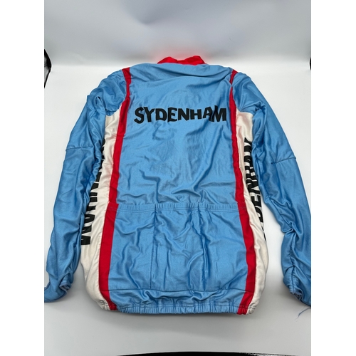 61 - Vintage 1980's Sydenham Branded Road Bike Jersey + hat