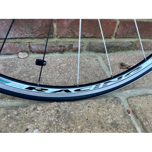 63 - Fulcrum Racing 7  ETRTO 622 X15C Bike Wheels + Hutchinson Equinox Tyres