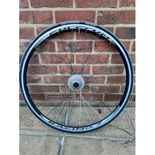 63 - Fulcrum Racing 7  ETRTO 622 X15C Bike Wheels + Hutchinson Equinox Tyres