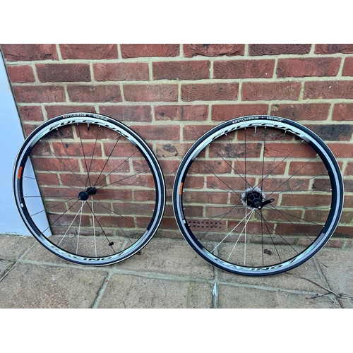 63 - Fulcrum Racing 7  ETRTO 622 X15C Bike Wheels + Hutchinson Equinox Tyres