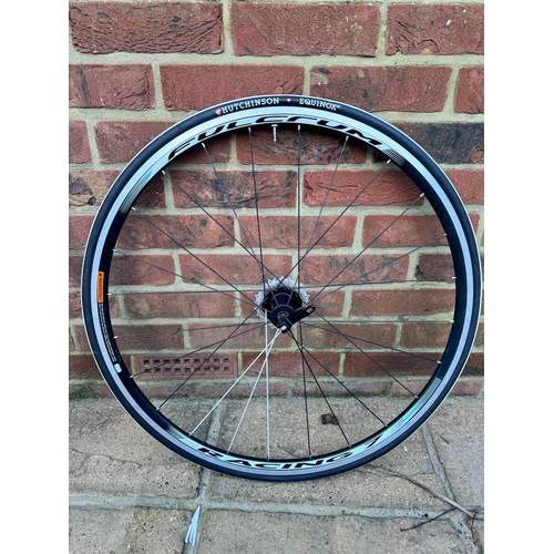 63 - Fulcrum Racing 7  ETRTO 622 X15C Bike Wheels + Hutchinson Equinox Tyres