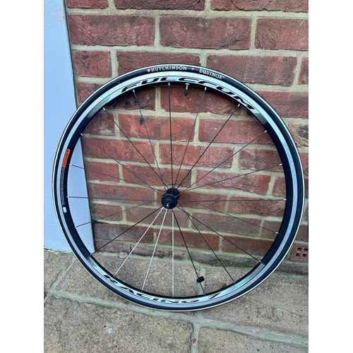 63 - Fulcrum Racing 7  ETRTO 622 X15C Bike Wheels + Hutchinson Equinox Tyres