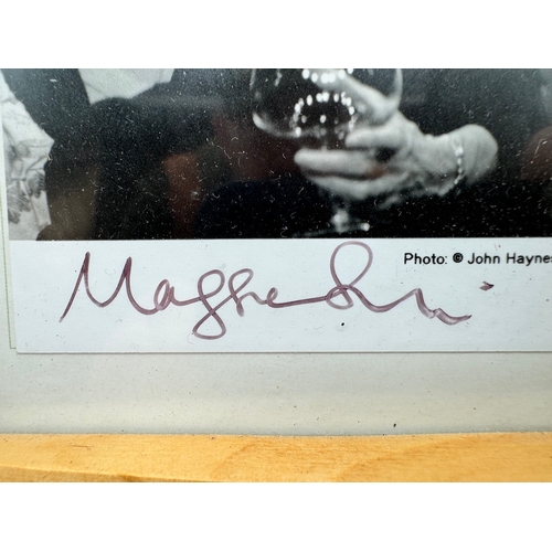 98 - Two signed photographs of Actress Maggie Smith & Derek Jacobi