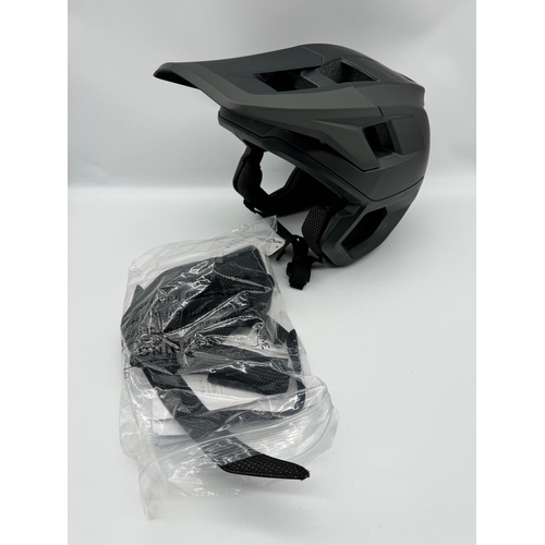 99 - Brand New in Box Fox F-5 Drop Frame Large Ope Face Mountain Bike Helmet