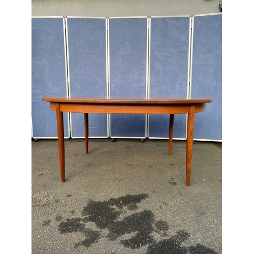 345 - Mid Century Teak G-Plan extendable table and four chairs. 

Please see images for dimensions.