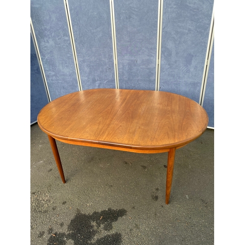 345 - Mid Century Teak G-Plan extendable table and four chairs. 

Please see images for dimensions.