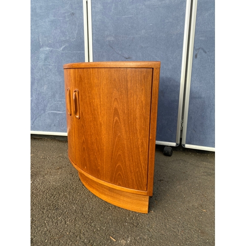 348 - Lovely teak G Plan corner unit base. 

Dimensions - 25.6