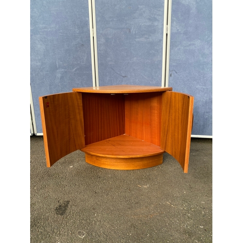 348 - Lovely teak G Plan corner unit base. 

Dimensions - 25.6