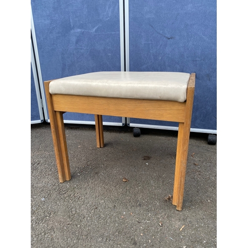 361 - Retro Stag cushioned stool 

Dimensions - 15.5