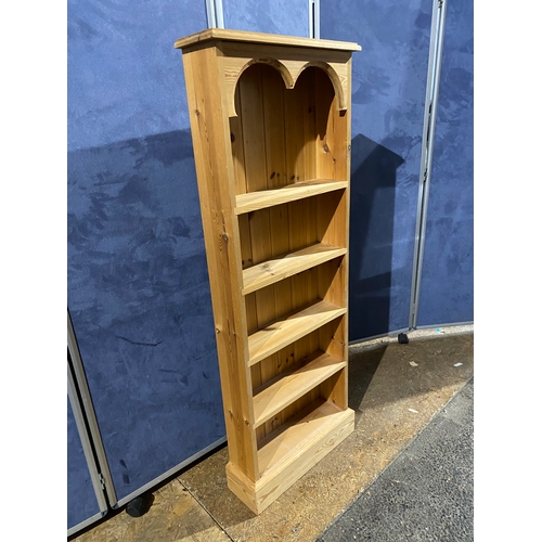 400 - Pine narrow bookshelf 

Dimensions - 6.5