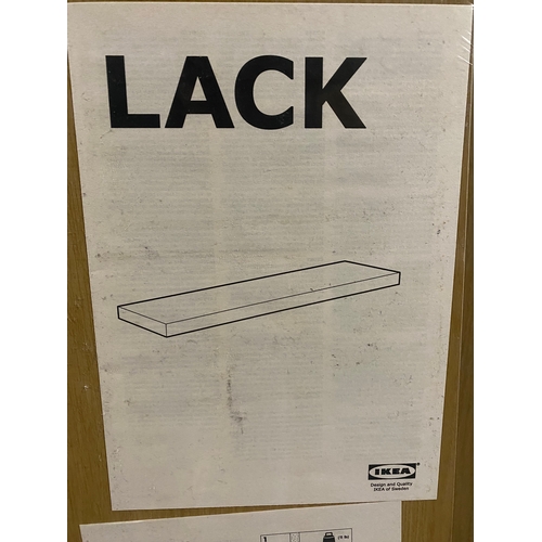 408 - A pair of brand new Ikea floating shelves.