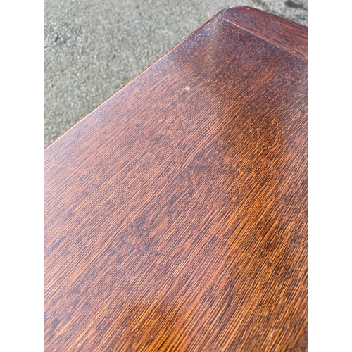 417 - Mahogany coffee table. 

Dimensions - 41.5