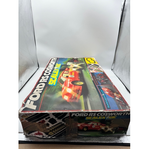 63 - Vintage Boxed Scalextric Ford RS Cosworth Set