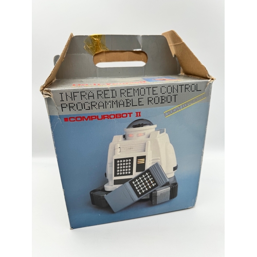 64 - Vintage Boxed Compurobot II Infrared Remote Contol Robot