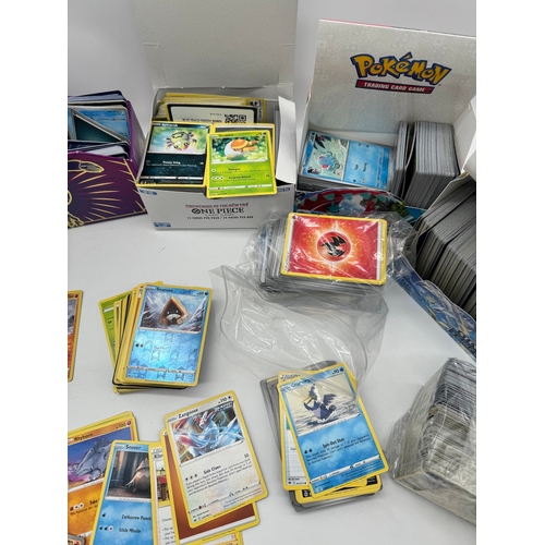 66 - Large quantity of Pokemon Trading Cards various sets from last 3 years including commons, uncommon, ... 