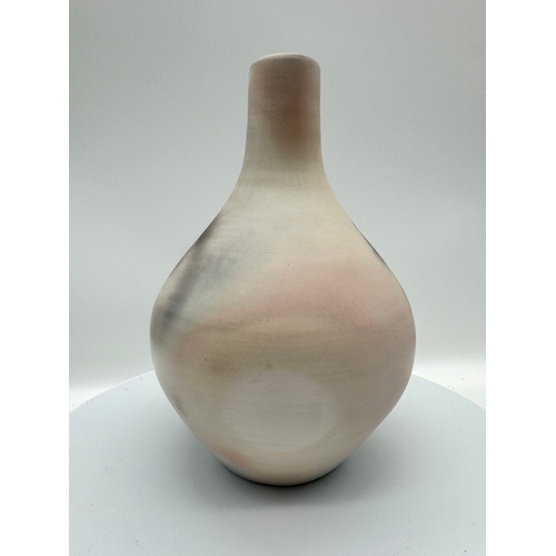 108 - Signed Studio pottery vase - Greg ? - 16cm