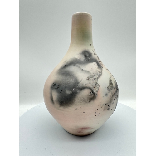 108 - Signed Studio pottery vase - Greg ? - 16cm