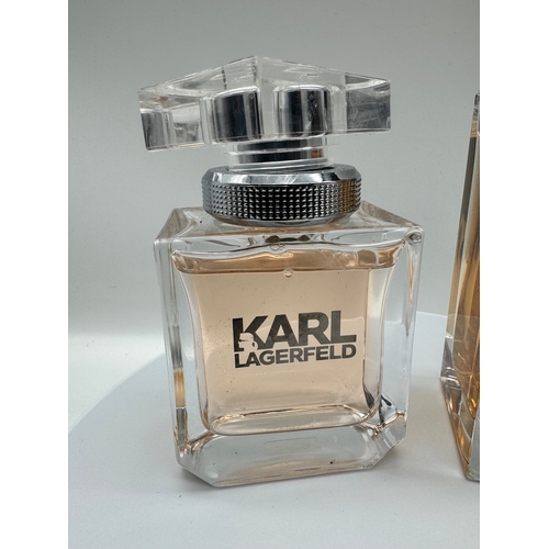 41A - Karl Lagerfeld 125ml + Yves Saint Laurent Tuxedo 85ml Perfumes