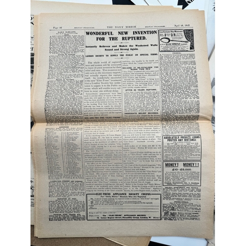 114 - Collection of vintage ephemera including The Daily Mirror 1912 Titanic Headline, Tom & Jerry Comic +... 