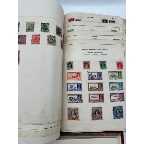 122 - Two 19th Century - early 20th century world stamps including GB