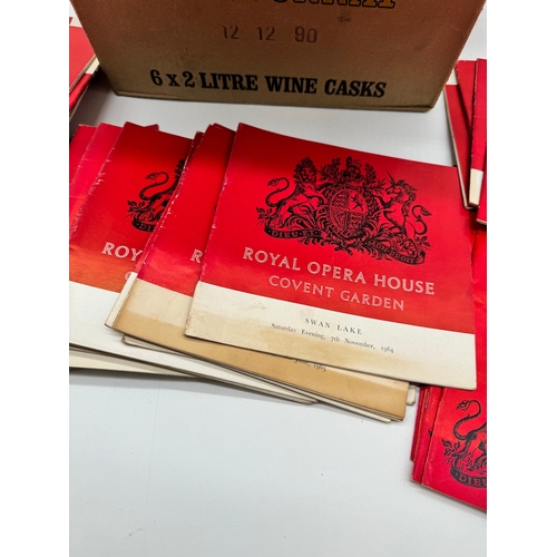 127 - Collection of 1960's Royal Opera House programmes