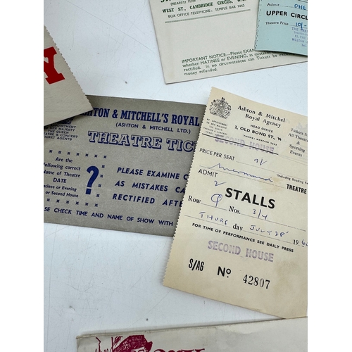 131 - Large quantity of approximately 100 theatre tickets in original envelopes c1950-60's