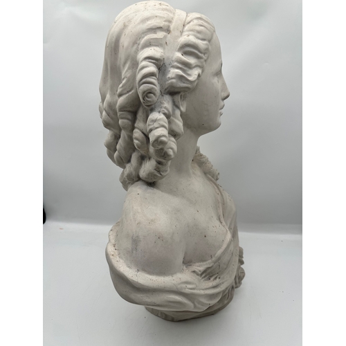 142 - Italian Plaster Bust of Woman - 53cm x 40cm