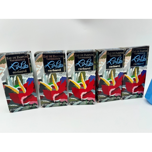 160 - Five boxed Lou Lou by Cacharel 50 ml Perfumes Testers