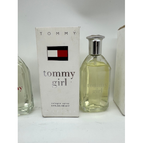 171 - Three Tommy Girl 100ml Cologne Spray Bottles