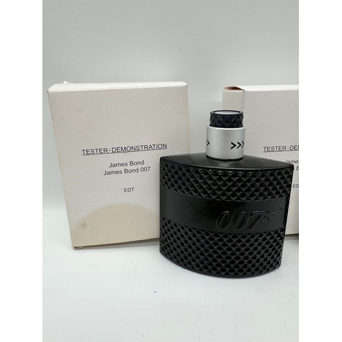 179 - Three bottles of James Bond 007 Eau De Toilette 75ml